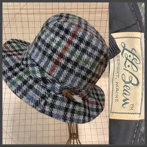 Vintage L.L. Bean Inc. Freeport  Fedora Wool Hat Unisex size 7 Timeless classic